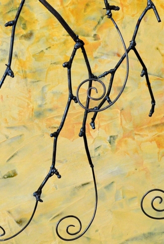 Yellow Spirals Detail Amy Malouf 2012